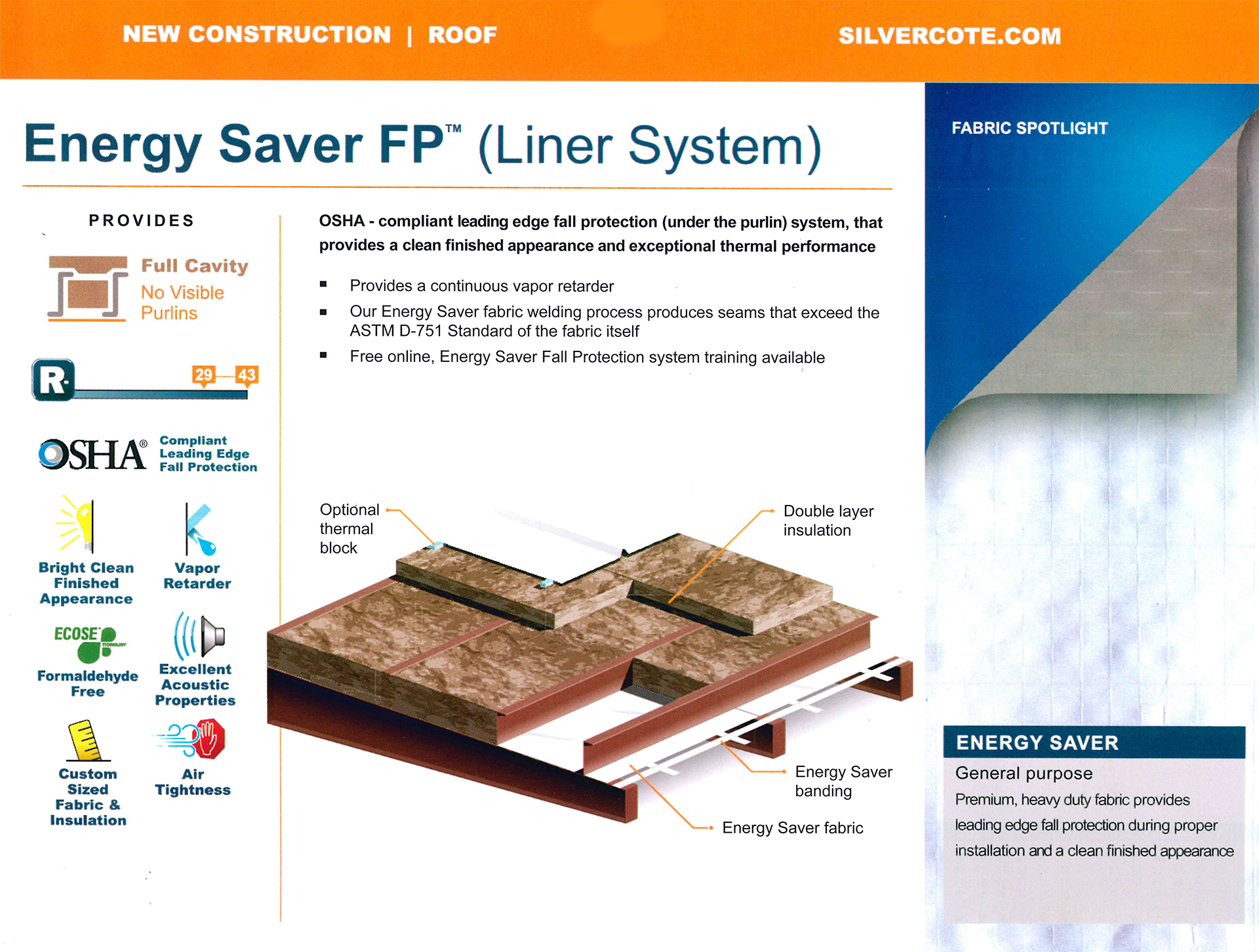 Energy Saver FP Liner Panel